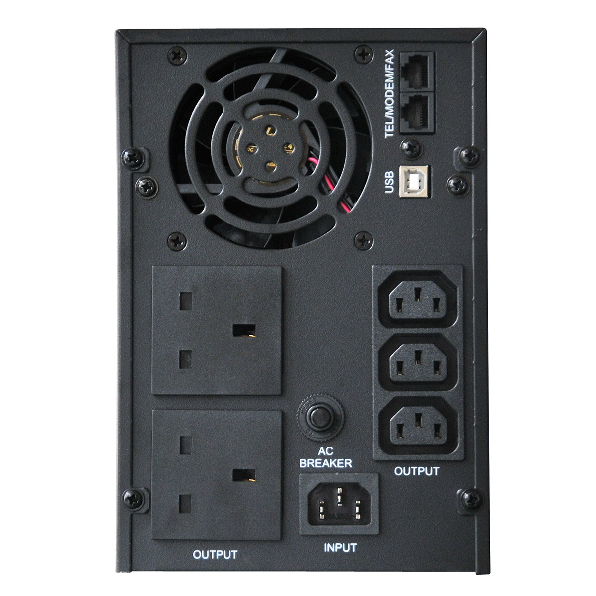 Powercool Smart UPS 2000 VA 1600Watt 2x UK Sockets 3x IEC Sockets UPS - Image 2