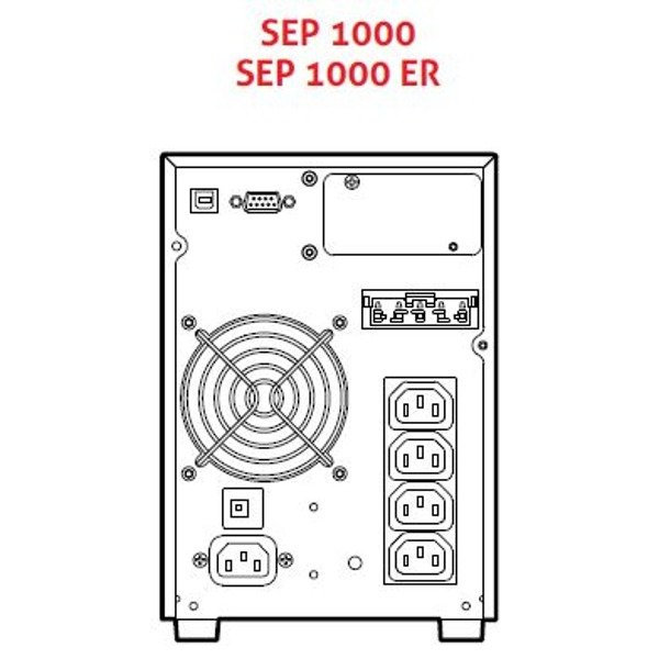 Riello Sentinel Dual (Low Power) 1:1 1-3 kVA szünetmentes tápegység