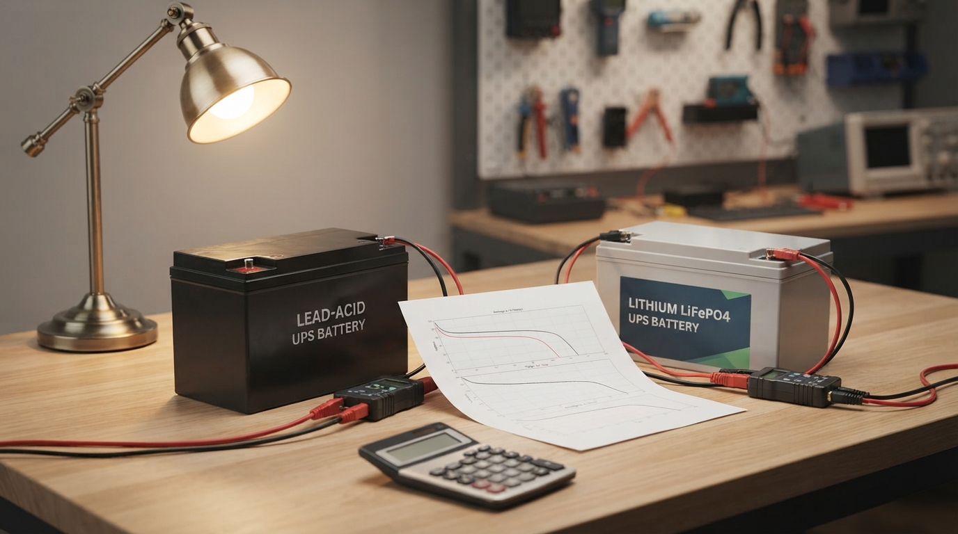 batteries on a desk